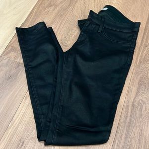 Joie mid-rise hunter green skinny jeans